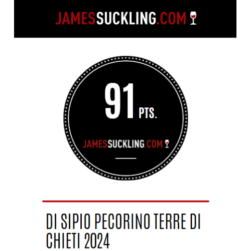 James Suckling 2024 91pts - Pecorino